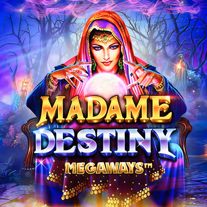 Madame Destiny mystinen ennustaja-teemainen kolikkopeli progressiivisella jackpotilla
