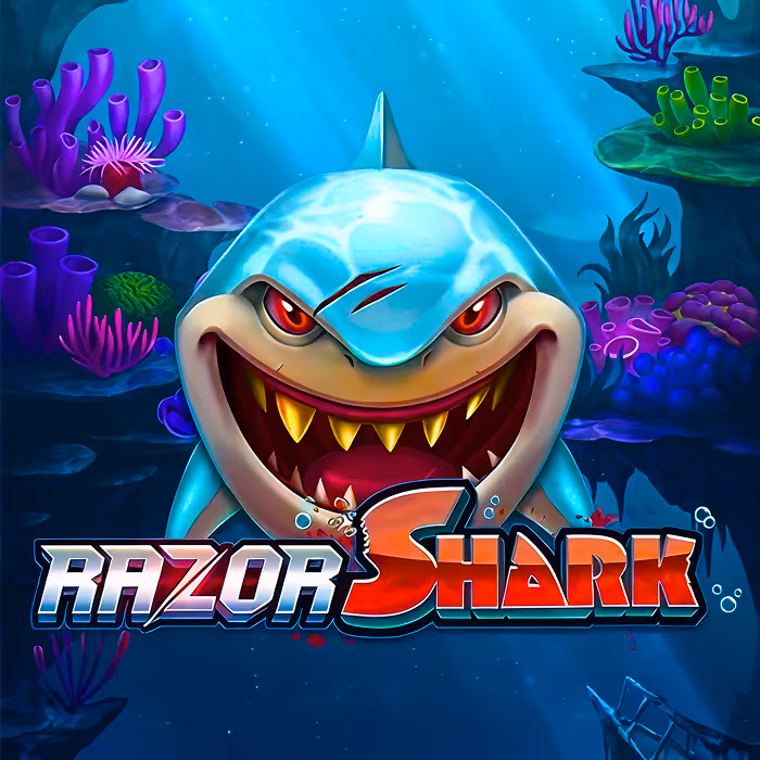 Razor Shark vedenalainen teemakolikkopeli mysteeripinoineen ja bonuspelineen